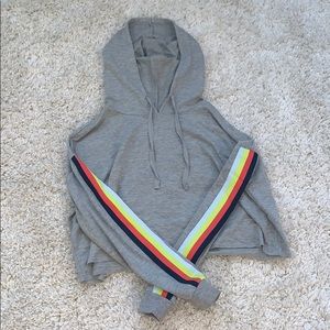 Target Cropped Rainbow Sweatshirt